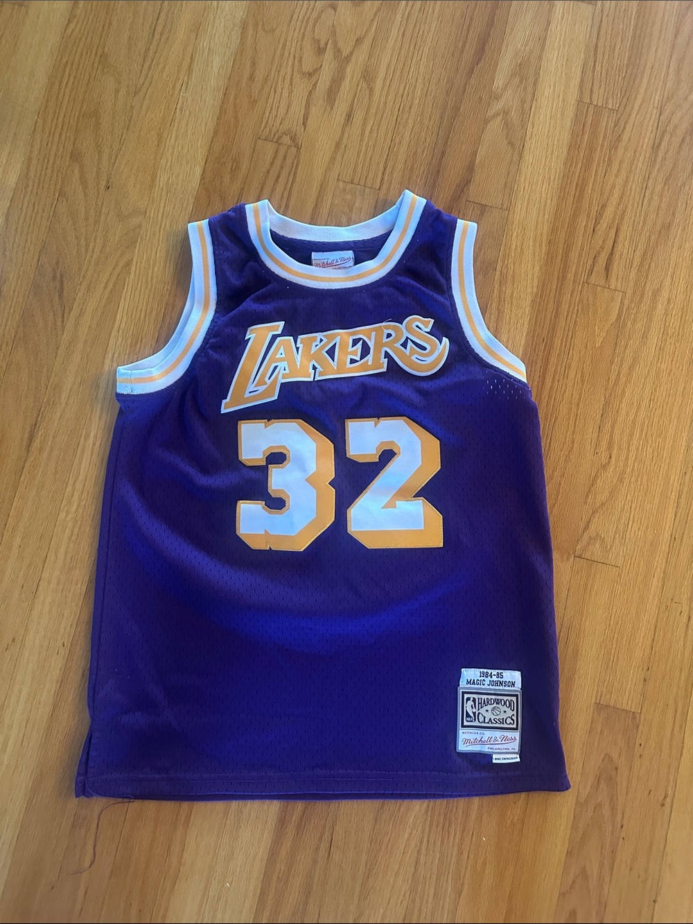 Lakers 32 Purple & Gold Basketball Jersey